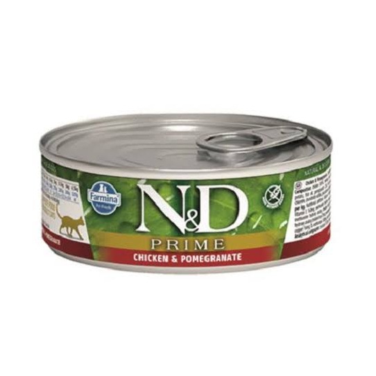 Farmina N&D cat PRIME chicken & pomegranate konzerva 70 g